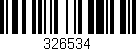 Código de barras (EAN, GTIN, SKU, ISBN): '326534'