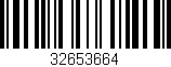 Código de barras (EAN, GTIN, SKU, ISBN): '32653664'