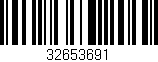 Código de barras (EAN, GTIN, SKU, ISBN): '32653691'
