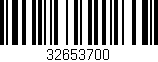 Código de barras (EAN, GTIN, SKU, ISBN): '32653700'