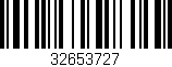 Código de barras (EAN, GTIN, SKU, ISBN): '32653727'