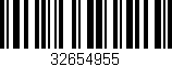 Código de barras (EAN, GTIN, SKU, ISBN): '32654955'