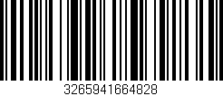 Código de barras (EAN, GTIN, SKU, ISBN): '3265941664828'