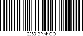 Código de barras (EAN, GTIN, SKU, ISBN): '3266-BRANCO'