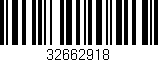 Código de barras (EAN, GTIN, SKU, ISBN): '32662918'