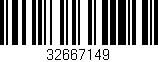Código de barras (EAN, GTIN, SKU, ISBN): '32667149'