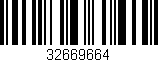 Código de barras (EAN, GTIN, SKU, ISBN): '32669664'