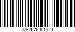 Código de barras (EAN, GTIN, SKU, ISBN): '3267078001873'