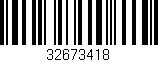 Código de barras (EAN, GTIN, SKU, ISBN): '32673418'