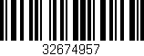 Código de barras (EAN, GTIN, SKU, ISBN): '32674957'