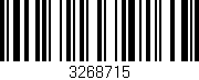 Código de barras (EAN, GTIN, SKU, ISBN): '3268715'