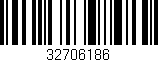 Código de barras (EAN, GTIN, SKU, ISBN): '32706186'