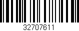 Código de barras (EAN, GTIN, SKU, ISBN): '32707611'