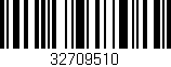 Código de barras (EAN, GTIN, SKU, ISBN): '32709510'