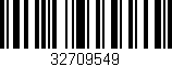 Código de barras (EAN, GTIN, SKU, ISBN): '32709549'