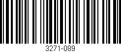 Código de barras (EAN, GTIN, SKU, ISBN): '3271-089'