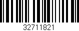 Código de barras (EAN, GTIN, SKU, ISBN): '32711821'