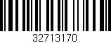 Código de barras (EAN, GTIN, SKU, ISBN): '32713170'
