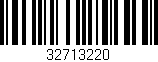 Código de barras (EAN, GTIN, SKU, ISBN): '32713220'