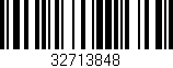 Código de barras (EAN, GTIN, SKU, ISBN): '32713848'