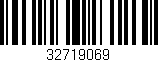 Código de barras (EAN, GTIN, SKU, ISBN): '32719069'