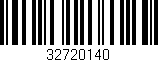Código de barras (EAN, GTIN, SKU, ISBN): '32720140'