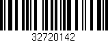 Código de barras (EAN, GTIN, SKU, ISBN): '32720142'