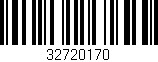 Código de barras (EAN, GTIN, SKU, ISBN): '32720170'