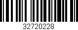 Código de barras (EAN, GTIN, SKU, ISBN): '32720228'