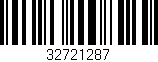 Código de barras (EAN, GTIN, SKU, ISBN): '32721287'