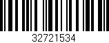 Código de barras (EAN, GTIN, SKU, ISBN): '32721534'