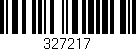Código de barras (EAN, GTIN, SKU, ISBN): '327217'