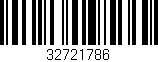 Código de barras (EAN, GTIN, SKU, ISBN): '32721786'