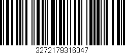 Código de barras (EAN, GTIN, SKU, ISBN): '3272179316047'