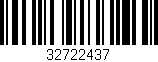 Código de barras (EAN, GTIN, SKU, ISBN): '32722437'
