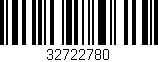 Código de barras (EAN, GTIN, SKU, ISBN): '32722780'