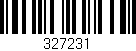 Código de barras (EAN, GTIN, SKU, ISBN): '327231'