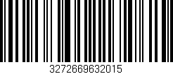 Código de barras (EAN, GTIN, SKU, ISBN): '3272669632015'