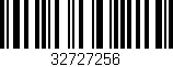 Código de barras (EAN, GTIN, SKU, ISBN): '32727256'