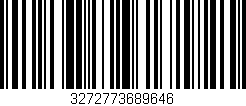 Código de barras (EAN, GTIN, SKU, ISBN): '3272773689646'