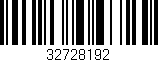 Código de barras (EAN, GTIN, SKU, ISBN): '32728192'