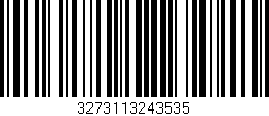 Código de barras (EAN, GTIN, SKU, ISBN): '3273113243535'