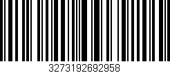 Código de barras (EAN, GTIN, SKU, ISBN): '3273192692958'