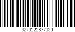 Código de barras (EAN, GTIN, SKU, ISBN): '3273222677030'