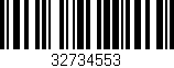 Código de barras (EAN, GTIN, SKU, ISBN): '32734553'