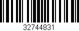 Código de barras (EAN, GTIN, SKU, ISBN): '32744831'