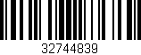 Código de barras (EAN, GTIN, SKU, ISBN): '32744839'