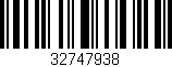Código de barras (EAN, GTIN, SKU, ISBN): '32747938'