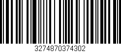 Código de barras (EAN, GTIN, SKU, ISBN): '3274870374302'