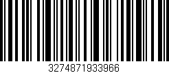 Código de barras (EAN, GTIN, SKU, ISBN): '3274871933966'